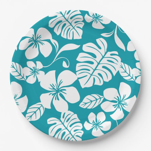 ピンクビキニ（アクアマリン） ペーパープレート (正面)