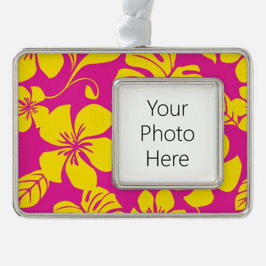 ピンクビキニ シルバープレートフレームオーナメント (正面)