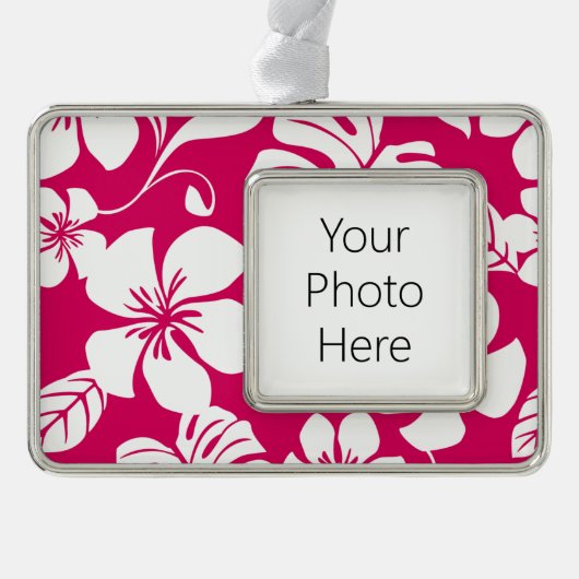 ピンクビキニ シルバープレートフレームオーナメント (正面)