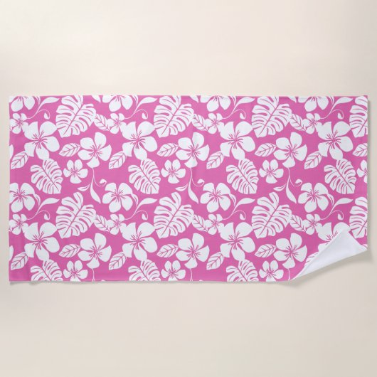 ピンクビキニ ビーチタオル (正面)