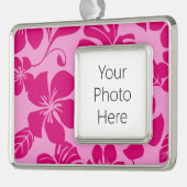 ピンクビキニ（ピンク×2） シルバープレートフレームオーナメント (左)