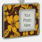 ピンクビキニ(ブラウン/金ゴールド) シルバープレートフレームオーナメント (右)