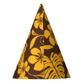 ピンクビキニ(ブラウン/金ゴールド) パーティーハット (裏面)