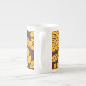 ピンクビキニ(ブラウン/金ゴールド) ボーンチャイナマグカップ (裏面)