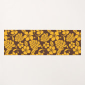 ピンクビキニ(ブラウン/金ゴールド) ヨガマット (正面(横))