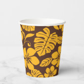 ピンクビキニ(ブラウン/金ゴールド) 紙コップ (裏面)