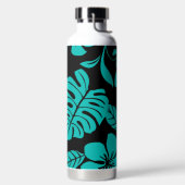 ピンクビキニ(ブラック/ティール（緑がかった色）) ウォーターボトル (左面)