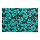 ピンクビキニ(ブラック/ティール（緑がかった色）) 枕カバー (裏面-左)