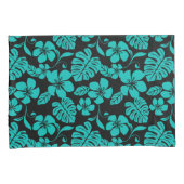 ピンクビキニ(ブラック/ティール（緑がかった色）) 枕カバー (正面右)