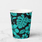 ピンクビキニ(ブラック/ティール（緑がかった色）) 紙コップ (裏面)