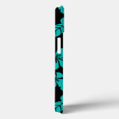 ピンクビキニ(ブラック/ティール（緑がかった色）) Case-Mate iPhoneケース (裏面 / 右)