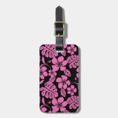 ピンクビキニ(ブラック/ピンク) ラゲッジタグ (正面縦)