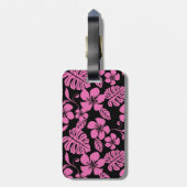 ピンクビキニ(ブラック/ピンク) ラゲッジタグ (裏面縦)