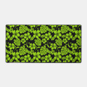 ピンクビキニ(ブラック/ライム) デスクマット (正面)