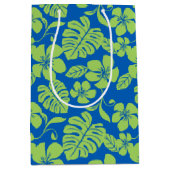 ピンクビキニ（ブルー/グリーン）抱き枕 ミディアムペーパーバッグ (正面)