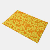 ピンクビキニ（ミカン/イエロー） ドアマット (アングル)