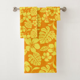 ピンクビキニ（ミカン/イエロー） バスタオルセット