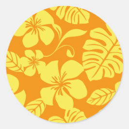 ピンクビキニ（ミカン/イエロー） ラウンドシール