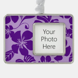 ピンクビキニ（紫x 2） シルバープレートフレームオーナメント