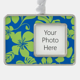 ピンクビキニ（青/緑） シルバープレートフレームオーナメント