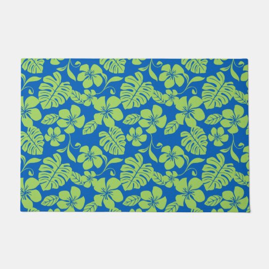 ピンクビキニ（青/緑） ドアマット (正面)