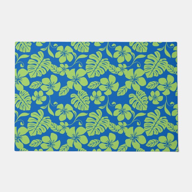 ピンクビキニ（青/緑） ドアマット (正面)