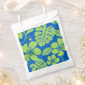 ピンクビキニ（青/緑） フェイバーバッグ (クリップ留めされた状態)