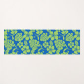 ピンクビキニ（青/緑） ヨガマット (正面(横))