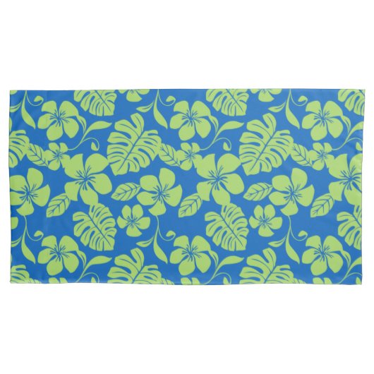 ピンクビキニ（青/緑） 枕カバー (正面左)