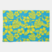 ピンクビキニ（青/黄） キッチンタオル (横)