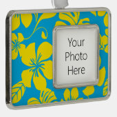 ピンクビキニ（青/黄） シルバープレートフレームオーナメント (右)