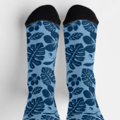 ピンクビキニ（青x 2） ソックス (上部)