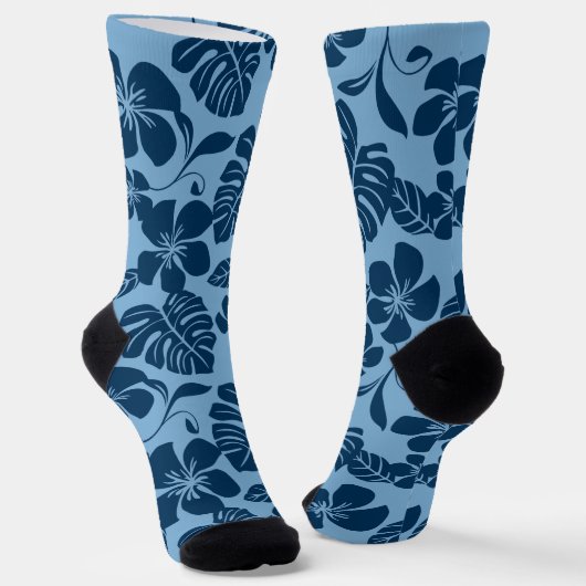 ピンクビキニ（青x 2） ソックス (傾斜あり)