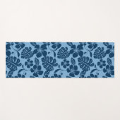 ピンクビキニ（青x 2） ヨガマット (正面(横))