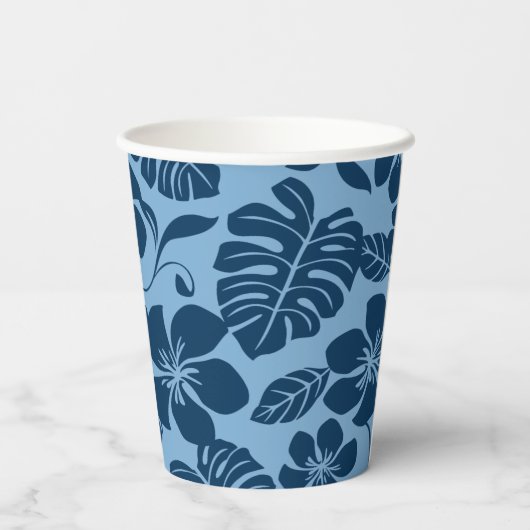 ピンクビキニ（青x 2） 紙コップ (裏面)