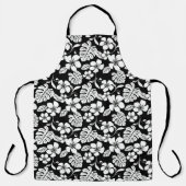 ピンクビキニ(黒) エプロン (正面)