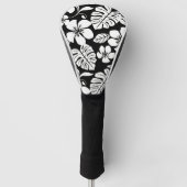 ピンクビキニ（黒） ゴルフヘッドカバー (正面)