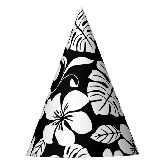 ピンクビキニ（黒）パーティー帽子 パーティーハット (正面)