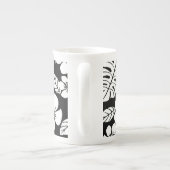 ピンクビキニ（黒） ボーンチャイナマグカップ (裏面)