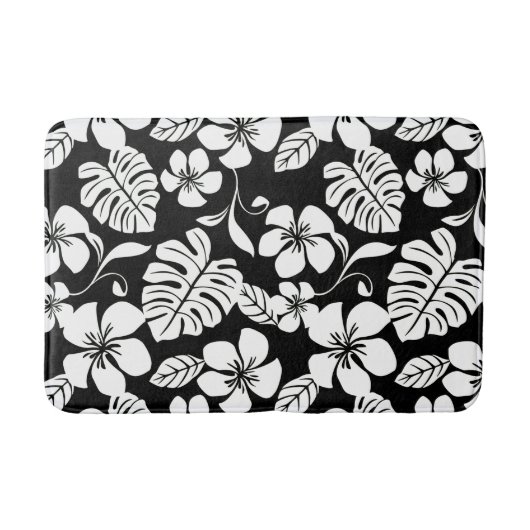 ピンクビキニ（黒/白） バスマット (正面)