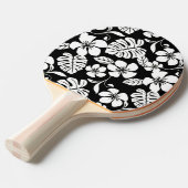 ピンクビキニ（黒/白） 卓球ラケット (正面アングル)