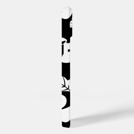 ピンクビキニ（黒） Case-Mate iPhoneケース (裏面 / 右)