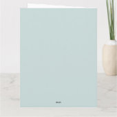 ピンクビクトリアンのバラで羽毛の帽子の女性 カード (裏面)