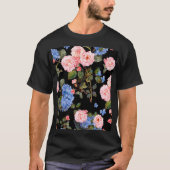 ピンクビクトリアンのバラの花束。 Tシャツ (正面)
