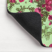 ピンクビクトリアンのバラ マウスパッド (コーナー)