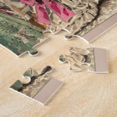 ピンクビクトリアンの弓ジグソーパズル ジグソーパズル (側面)