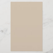 ピンクビクトリアンの文房具を着たドレス 便箋 (裏面)