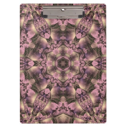 ピンクビクトリアンアンティーク クリップボード (正面)