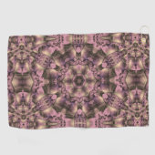 ピンクビクトリアンアンティーク ゴルフタオル (横)