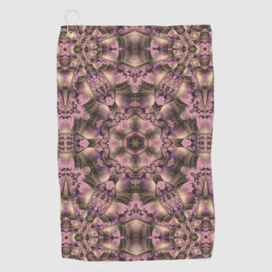 ピンクビクトリアンアンティーク ゴルフタオル (正面)